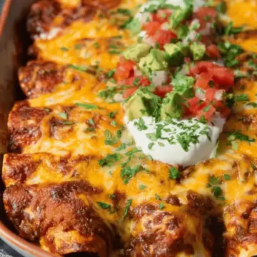 The Best Ground Beef Enchiladas