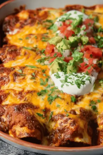 The Best Ground Beef Enchiladas