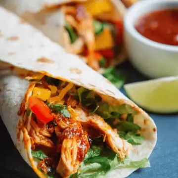 Sweet Chili Chicken Wraps