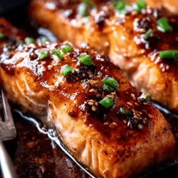 Honey Garlic Glazed Salmon