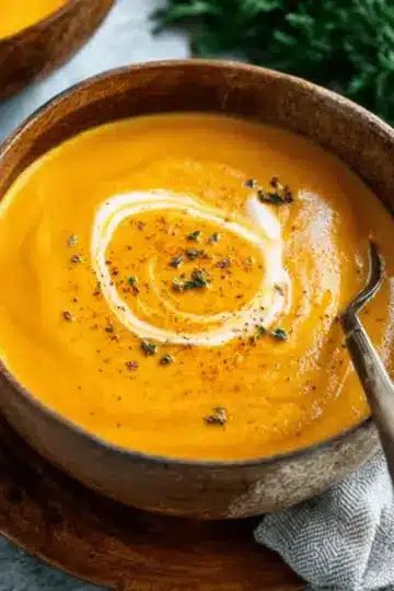 Creamy Roasted Carrot Soup