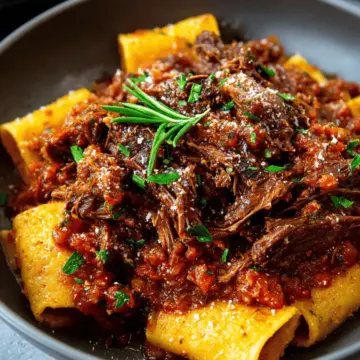 Slowly Braised Short Rib Ragu