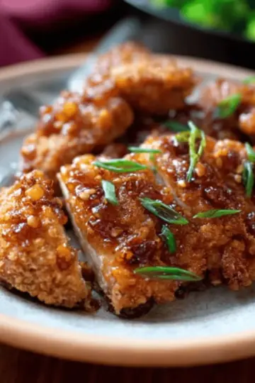 Crunchy Honey Garlic Chicken