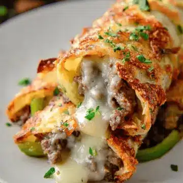 Keto Philly Cheesesteak Roll Ups