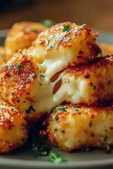 Cheesy Parmesan Mozzarella Bites