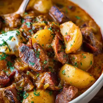 Saucy Hungarian Red Potato Goulash