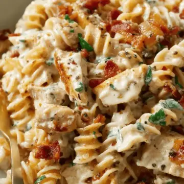 Chicken Bacon Ranch Pasta