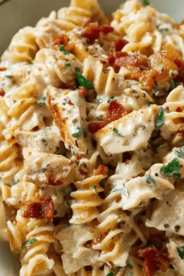 Chicken Bacon Ranch Pasta