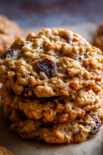 Soft & Chewy Oatmeal Raisin Cookies