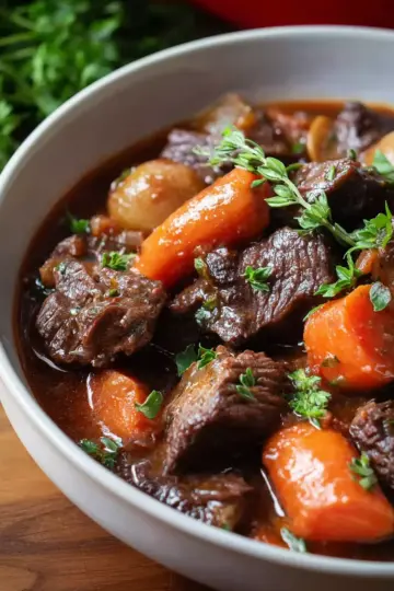 Easy Beef Bourguignon