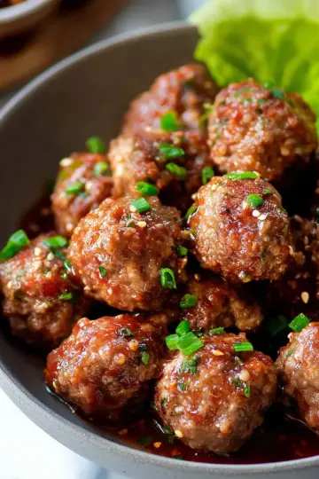 Easy Firecracker Meatballs