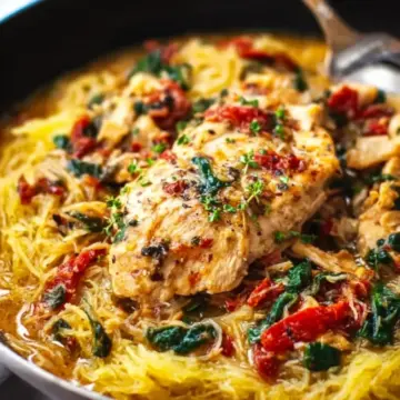 Tuscan Chicken and Spaghetti Squash