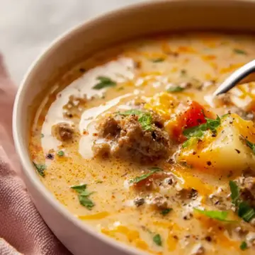 Cheeseburger Soup