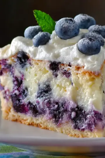 Nova Scotia Blueberry Cream Cake