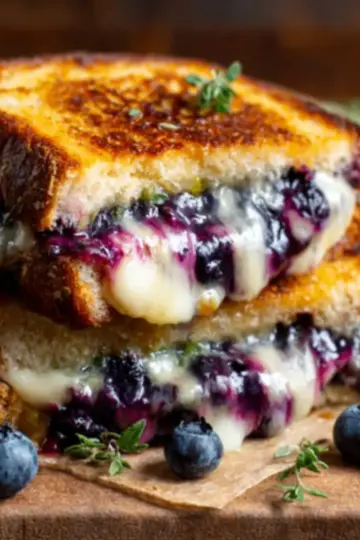 Blueberry White Cheddar Grilled Cheese