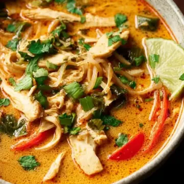 Easy Thai Chicken Curry Soup