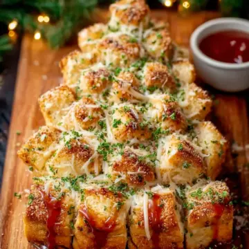 Christmas Tree Pull-Apart Bread