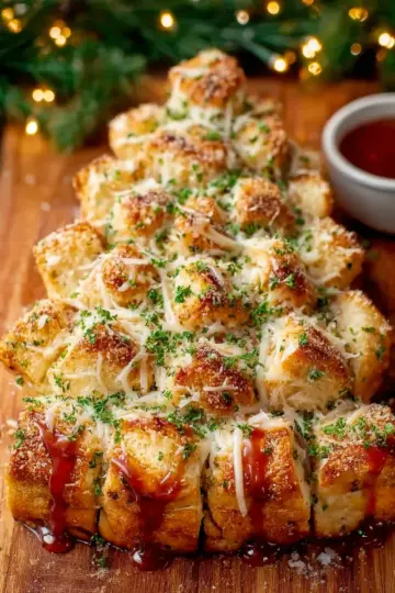 Christmas Tree Pull-Apart Bread