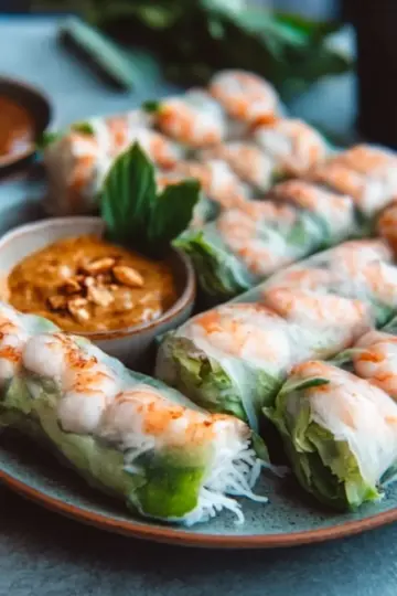 Fresh Vietnamese Spring Rolls
