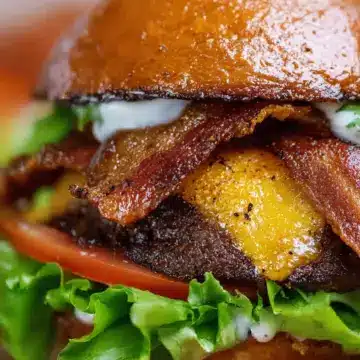 Garlic Butter Bacon Cheeseburger Recipe