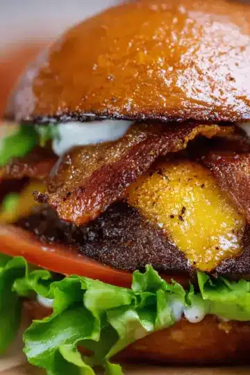 Garlic Butter Bacon Cheeseburger Recipe