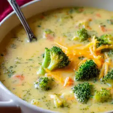 Cheddar Broccoli Potato Soup