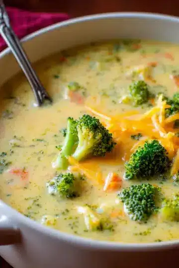 Cheddar Broccoli Potato Soup