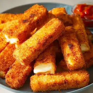 Fried Mozzarella Cheese Sticks
