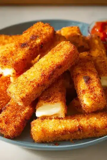 Fried Mozzarella Cheese Sticks