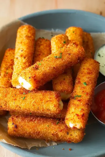 Fried Mozzarella Cheese Sticks