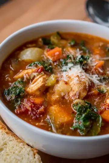 Italian Chicken and Autumn Veggie Soup