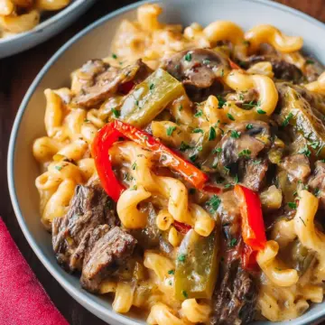 Philly Cheesesteak Pasta