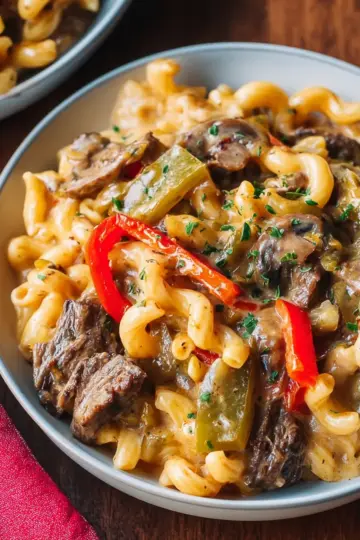 Philly Cheesesteak Pasta