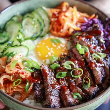 Korean BBQ Steak Rice Bowls