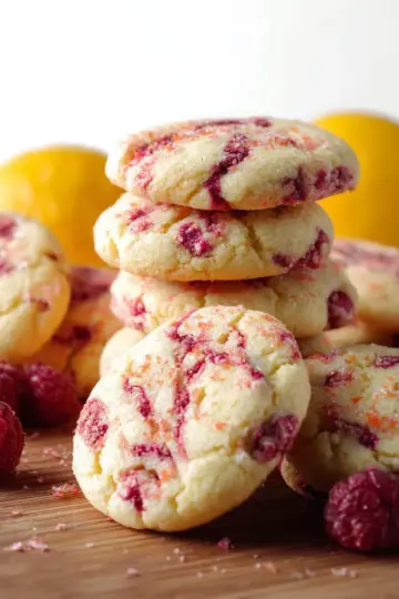 Lemon Raspberry Cookies