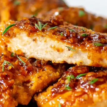 Double Crunch Honey Garlic Chicken Breasts