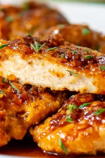 Double Crunch Honey Garlic Chicken Breasts