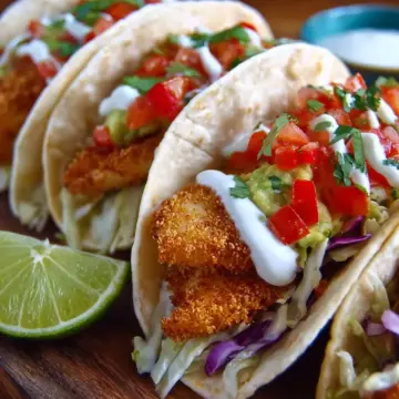 Crispy Panko Fish Tacos