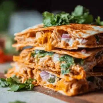 Honey Chipotle Chicken Quesadillas.