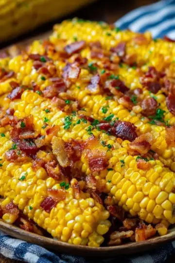 Fried Corn with Bacon