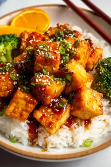 Crispy Orange Tofu | Better than Takeout!