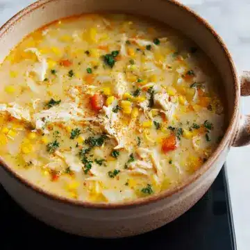 Easy Chicken and Corn Chowder