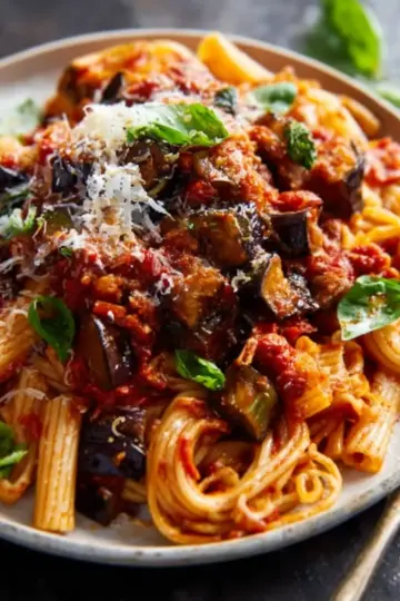 Pasta alla norma (Eggplant pasta)
