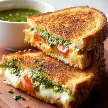 Pesto Grilled Cheese Sandwich