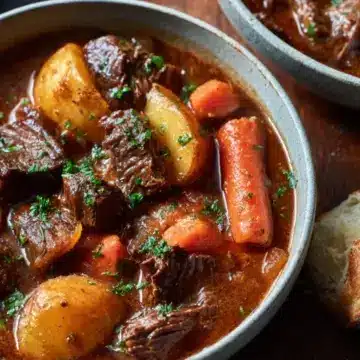Beef Stew Recipe with Carrots & Potatoes
