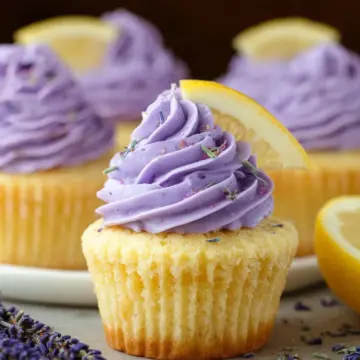 Lemon Lavender Cupcakes