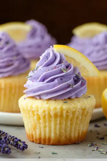 Lemon Lavender Cupcakes