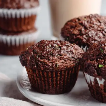 Chocolate Zucchini Muffins