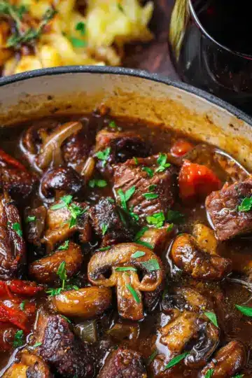 Wild Mushroom and Beef Stew
