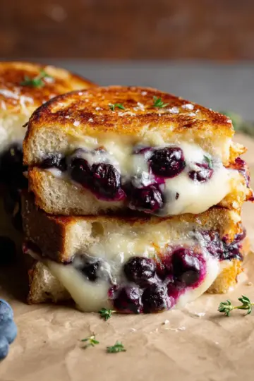Blueberry White Cheddar Grilled Cheese